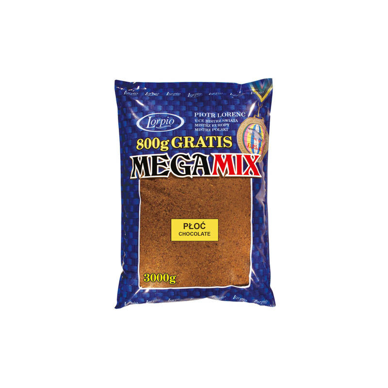Zanęta Lorpio Mega Mix Płoć Chocolate 3kg