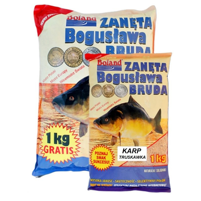 Zanęta Boland Karp Truskawka 1kg
