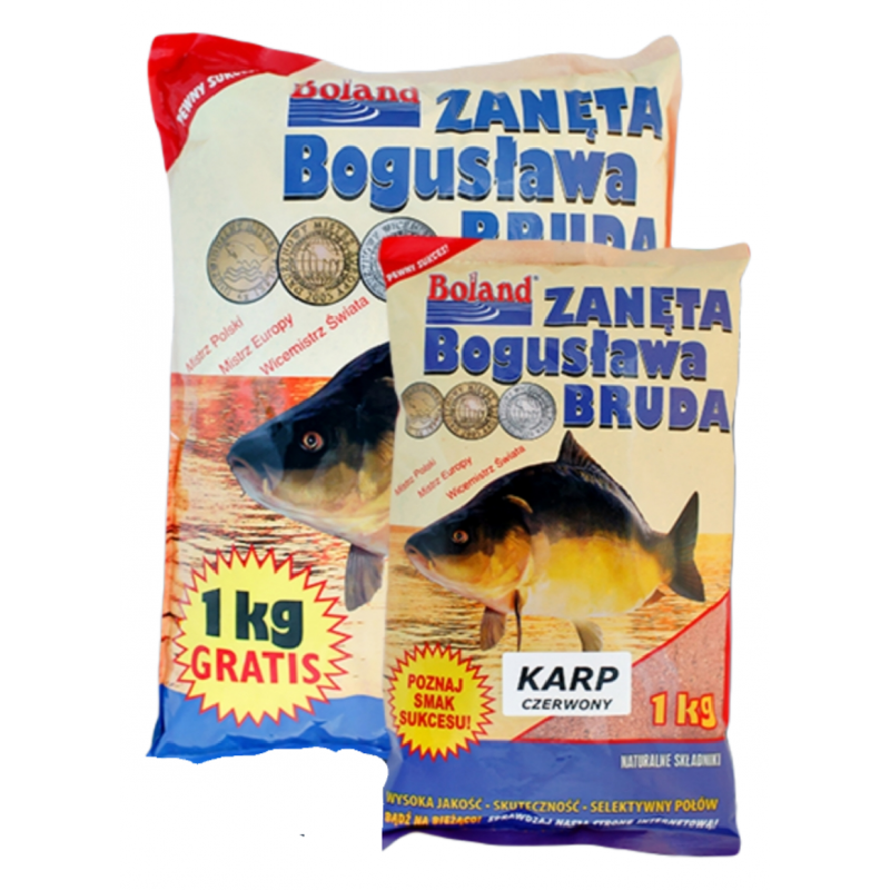 Zanęta Boland Karp Czerwony Truskawka 3kg