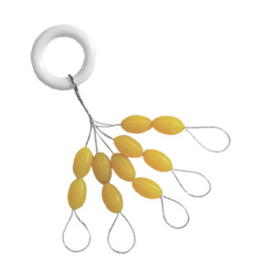 Stopery silikonowe na żyłkę...