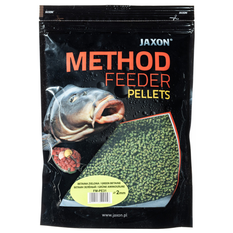 Pellet Jaxon Method Feeder 500g 2mm Betaina zielona