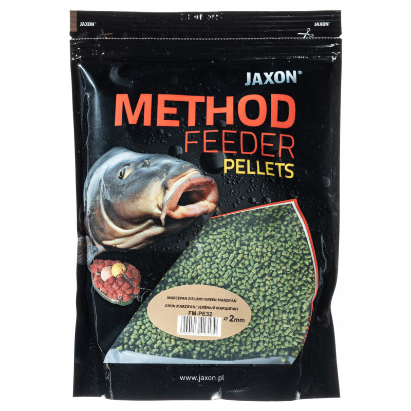 Pellet Jaxon Method Feeder 500g 2mm Marcepan zielony