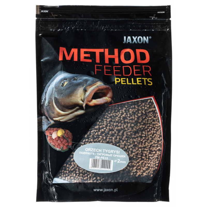 Pellet Jaxon Method Feeder 500g 2mm Orzech tygrysi