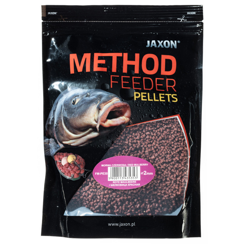Pellet Jaxon Method Feeder 500g 2mm Morwa czerwona