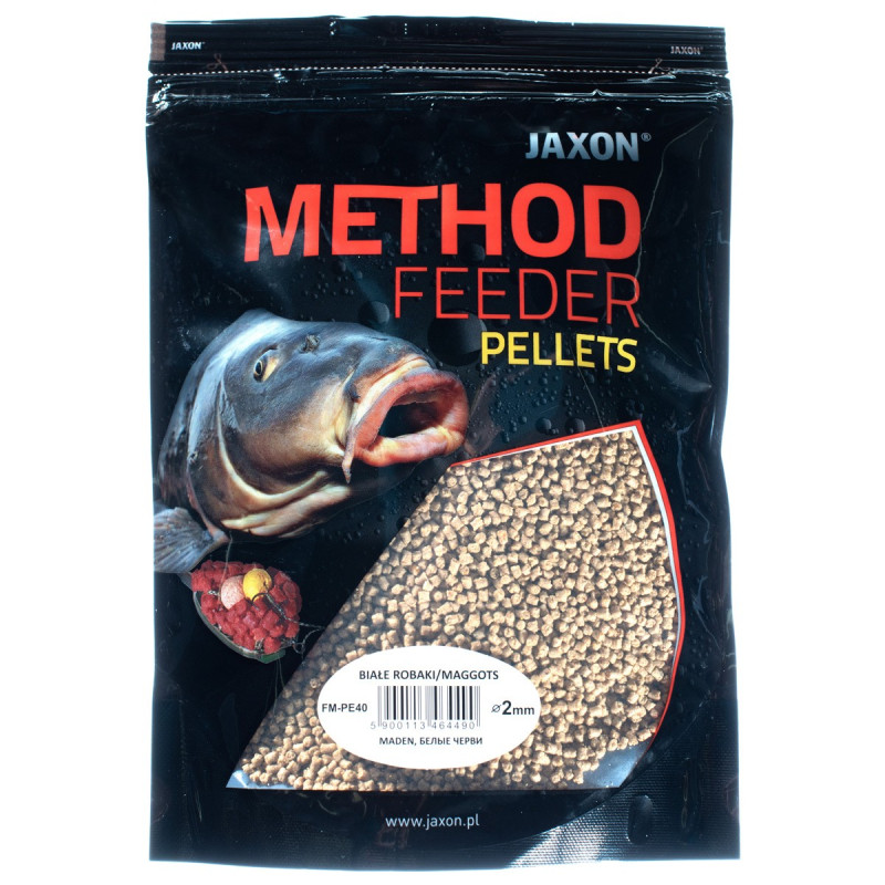 Pellet Jaxon Method Feeder 500g 2mm Białe robaki