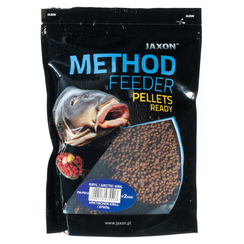 Pellet Jaxon Method Feeder Ready - gotowy - 500g 2mm Kryl