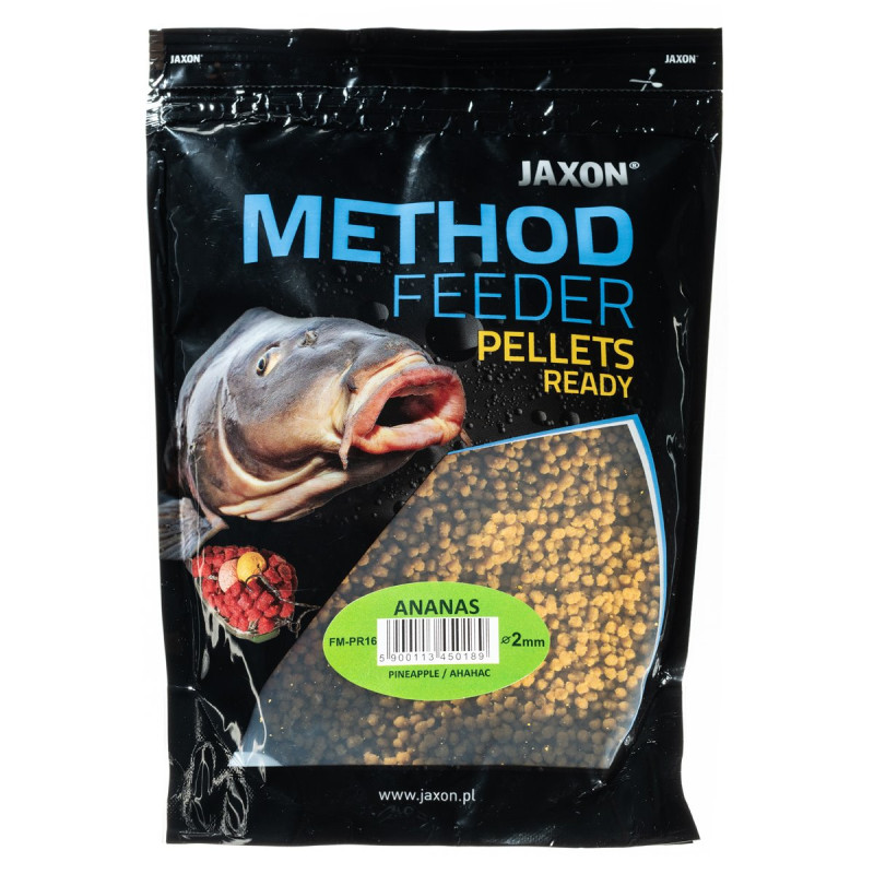 Pellet Jaxon Method Feeder Ready - gotowy - 500g 2mm Ananas