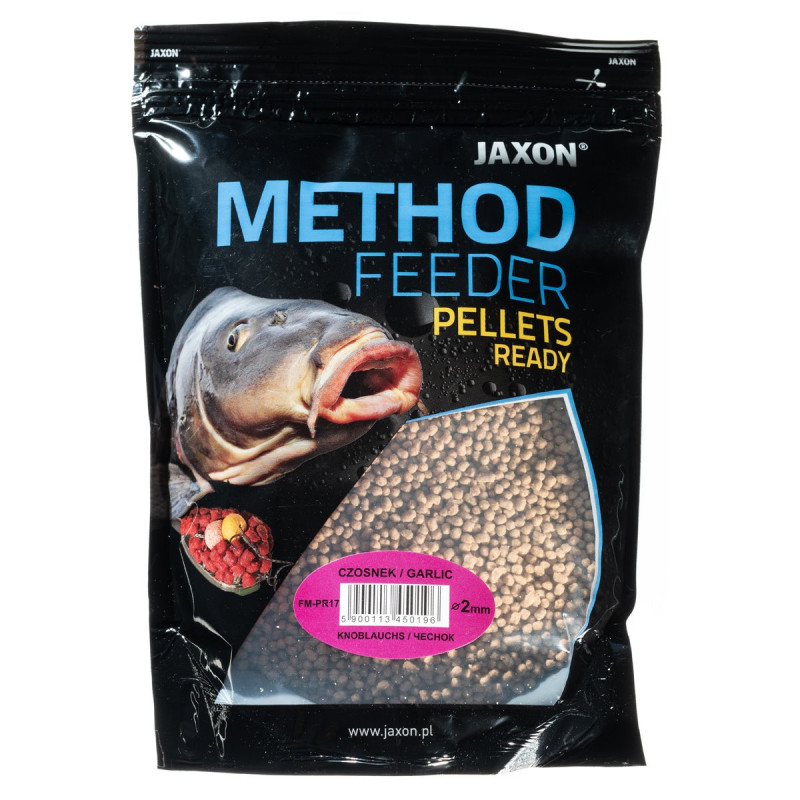 Pellet Jaxon Method Feeder Ready - gotowy - 500g 2mm Czosnek
