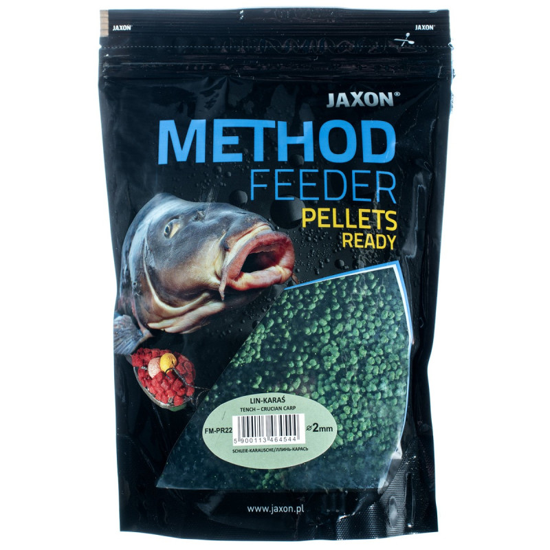 Pellet Jaxon Method Feeder Ready - gotowy - 500g 2mm Lin-Karaś