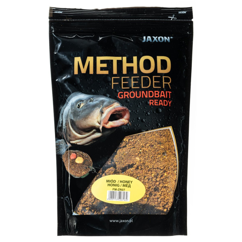 Zanęta Jaxon Method Feeder Ready - gotowa 750g Miód