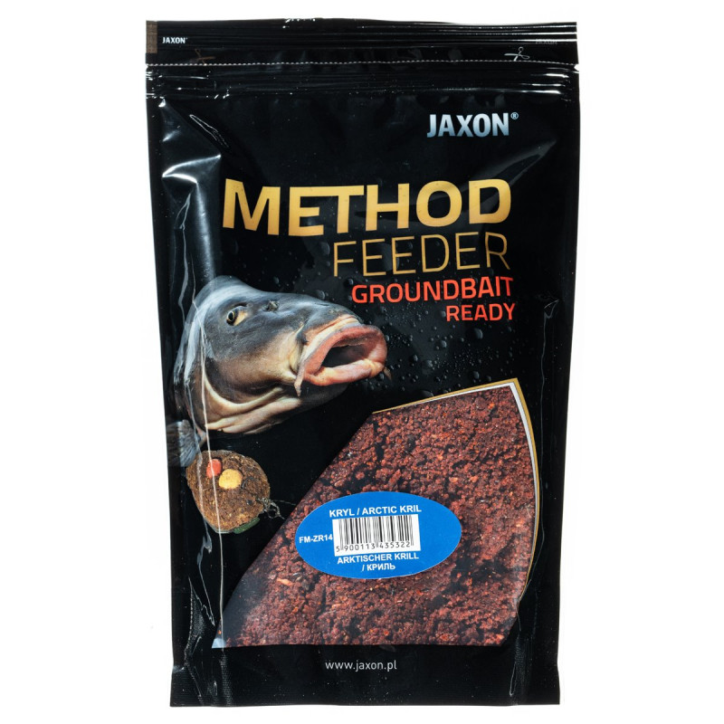 Zanęta Jaxon Method Feeder Ready - gotowa 750g Kryl
