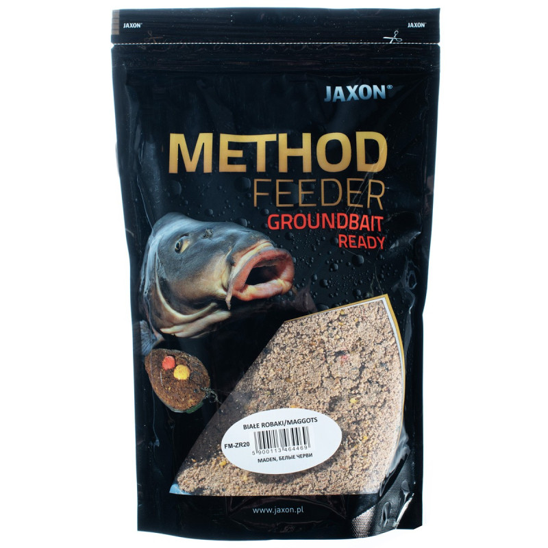 Zanęta Jaxon Method Feeder Ready - gotowa 750g Białe robaki