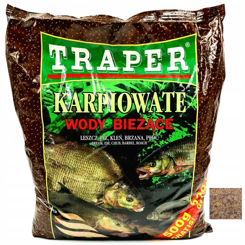 Zanęta Traper Karpiowate 2,5 kg - Wody bieżące