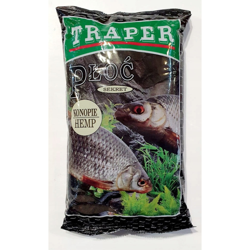 Zanęta Traper Sekret 1kg - Płoć konopie