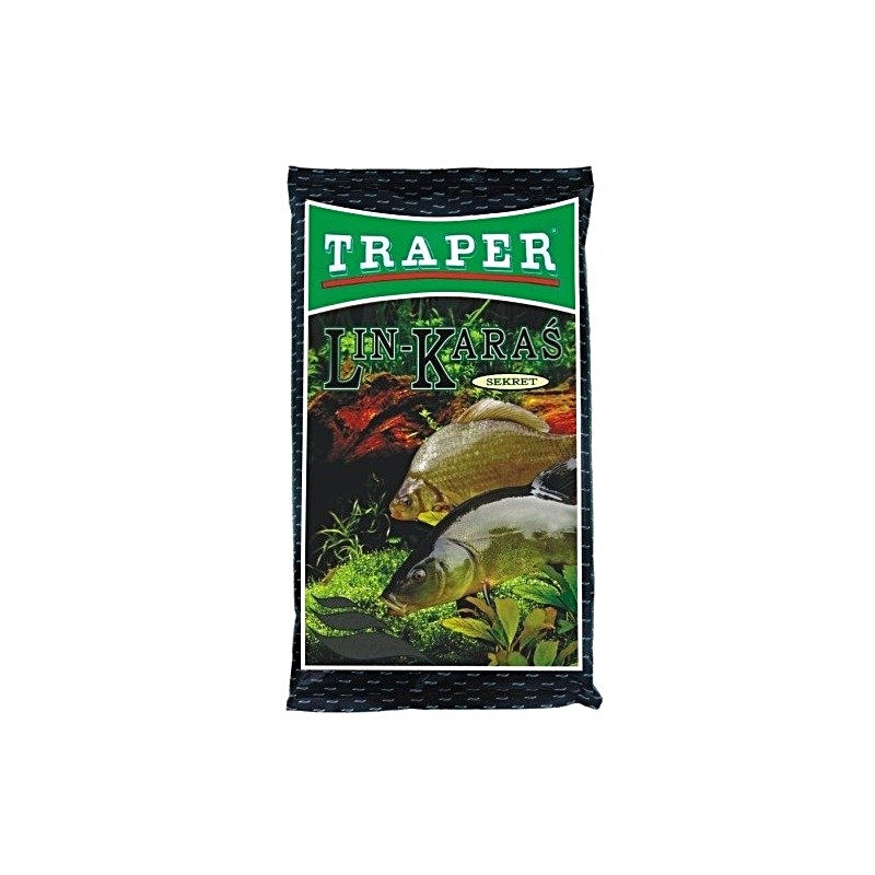 Zanęta Traper Sekret Lin Karaś 1kg - Czarny