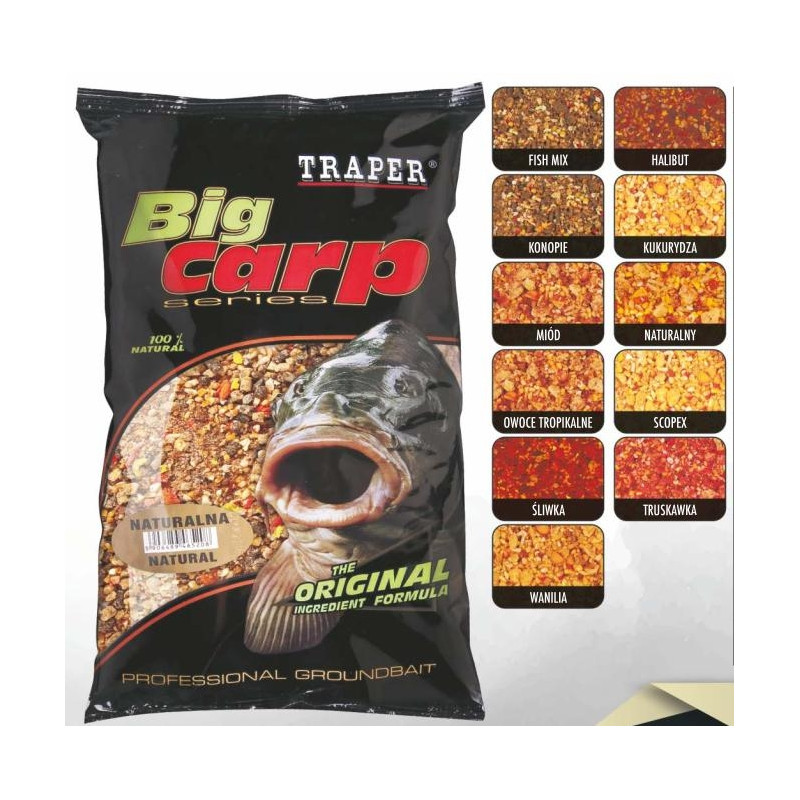 Zanęta Traper Big Carp 2,5kg - Naturalny