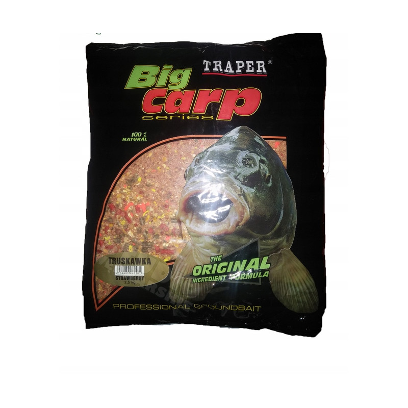 Zanęta Traper Big Carp 2,5kg - Truskawka