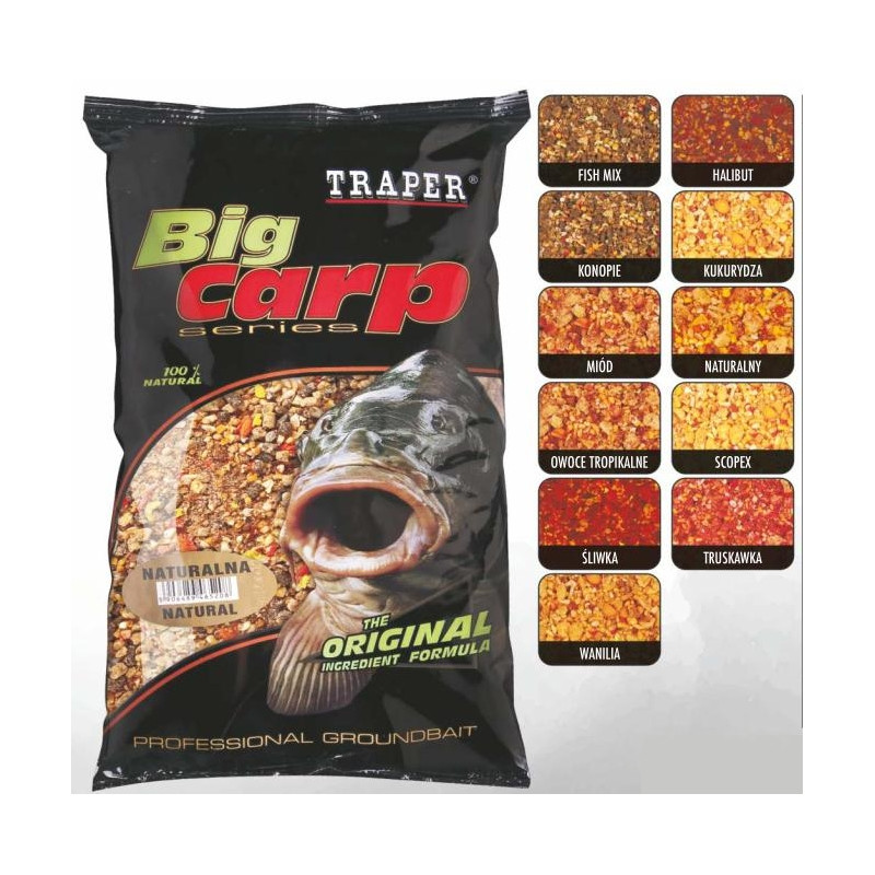 Zanęta Traper Big Carp 1kg - Fish Mix
