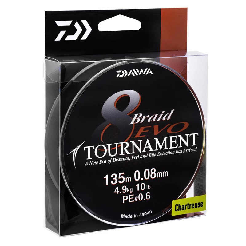 Daiwa Tournament 8 Braid Evo 135m żółto-zielony