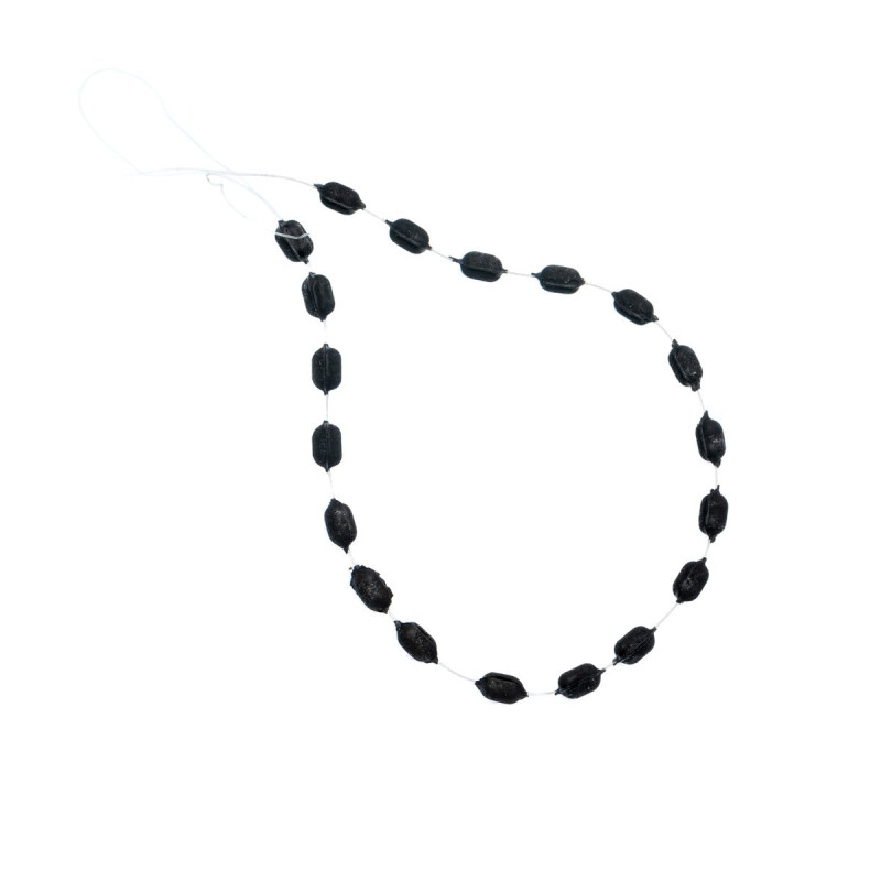 Stopery gumowe na żyłkę Jaxon - czarne - AJ-ST01