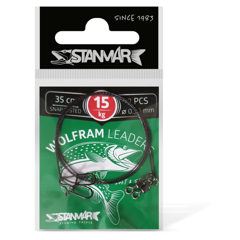 STAN-MAR przypon wolframowy 15kg 35cm