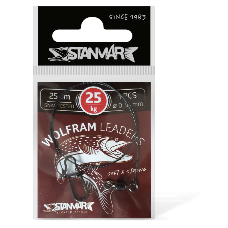 STAN-MAR przypon wolframowy 25kg 25cm