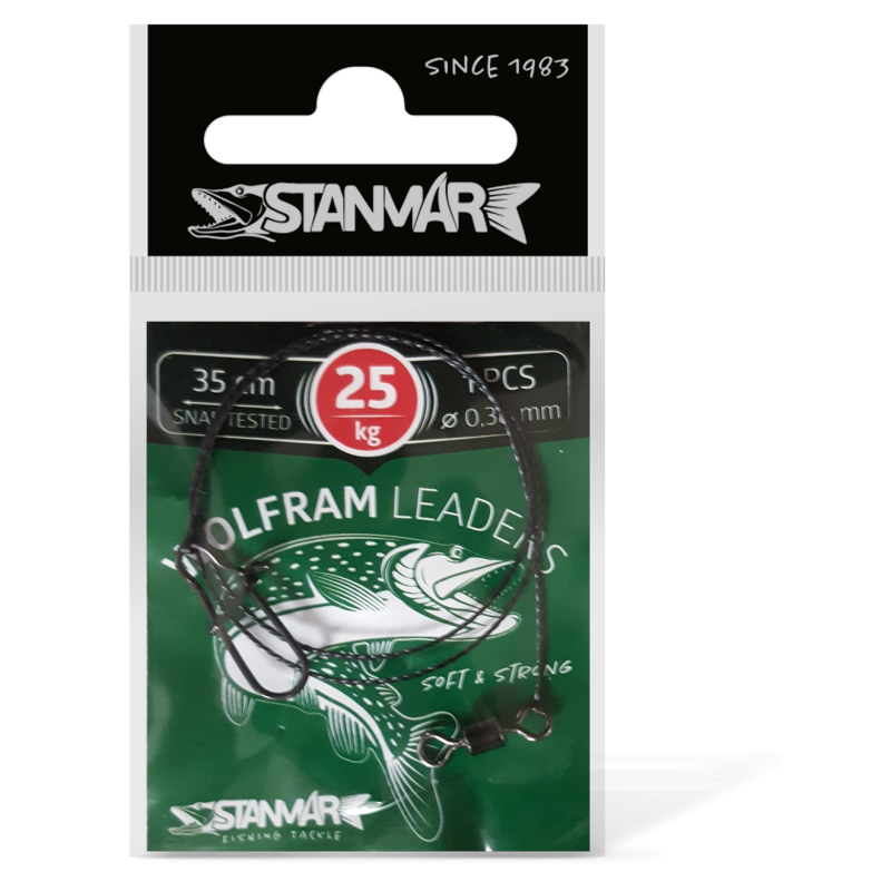 STAN-MAR przypon wolframowy 25kg 35cm