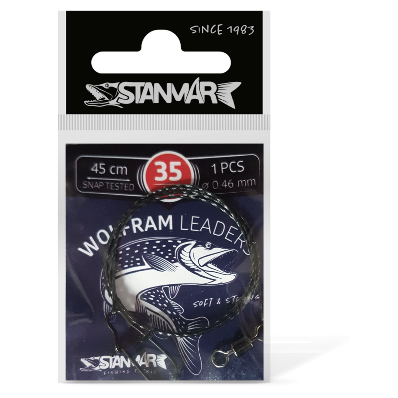 STAN-MAR przypon wolframowy 35kg 45cm