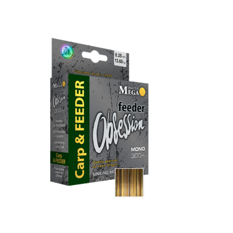 Żyłka Mega Baits Obsession Carp & FEEDER 300m / 0,30mm