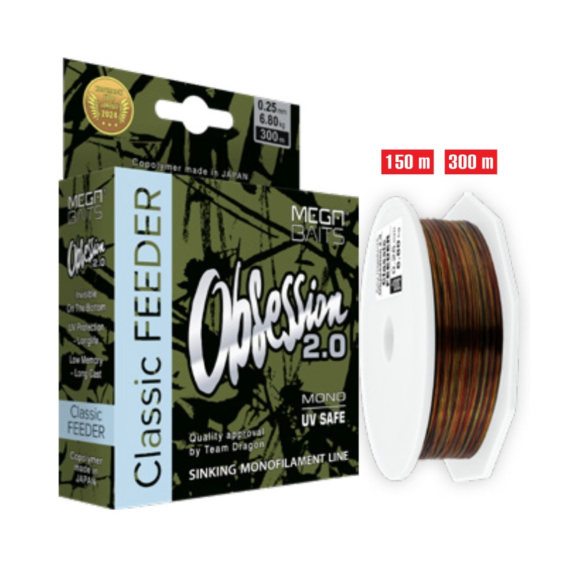 Żyłka Mega Baits Obsession 2.0 Classic FEEDER 150m / 0,30mm