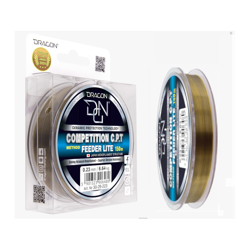 Żyłka Dragon COMPETITION C.P.T.  Method Feeder Lite 150m / 0,16mm