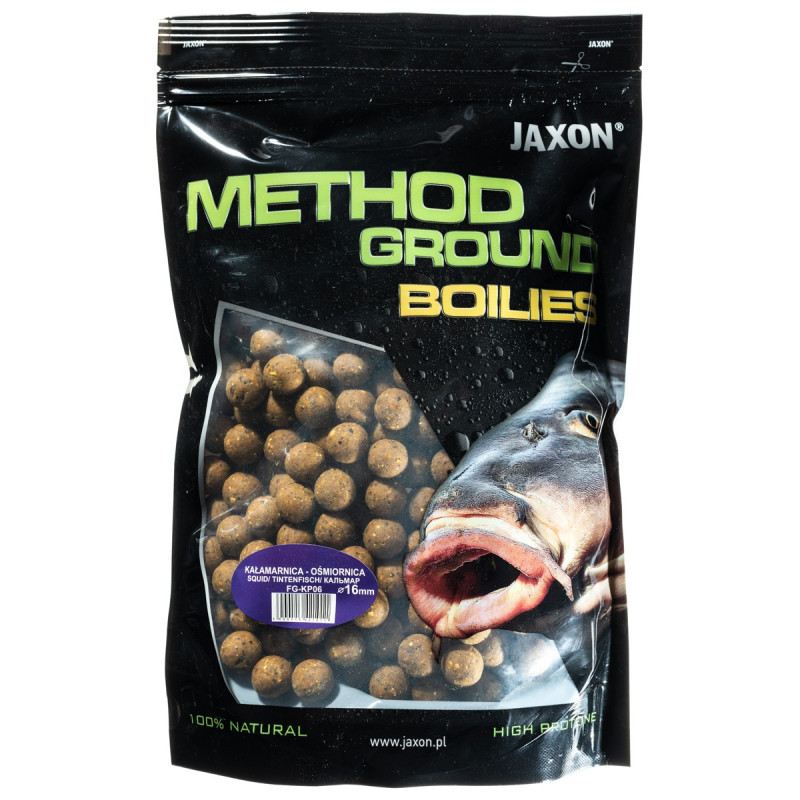 Kulki zanętowe Jaxon Method Ground 1kg 16mm - Kałamarnica - Ośmiornica