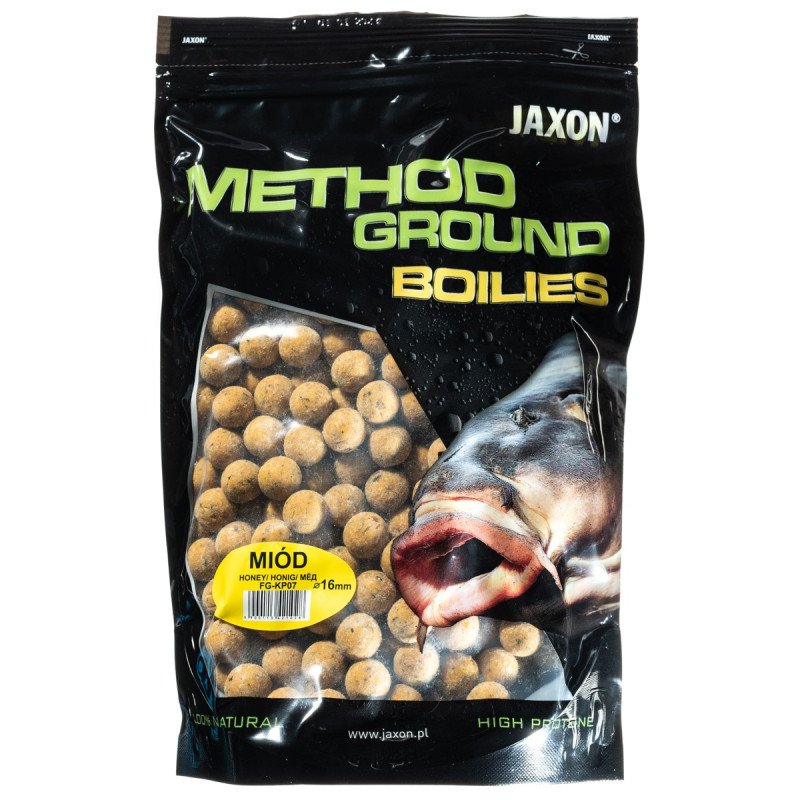 Kulki zanętowe Jaxon Method Ground 1kg 16mm - Miód