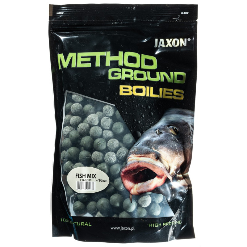 Kulki zanętowe Jaxon Method Ground 1kg 16mm - Fish Mix