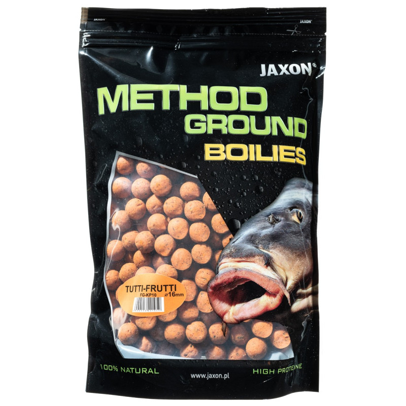 Kulki zanętowe Jaxon Method Ground 1kg 16mm - Tutti-frutti