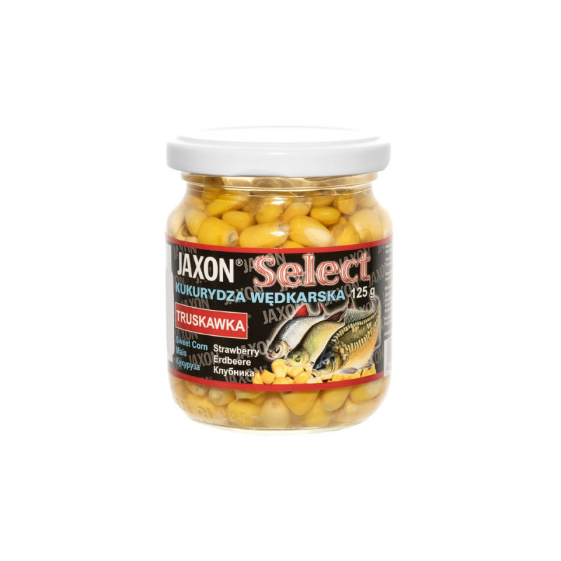 Kukurydza Jaxon Select 125g słoik - Truskawka