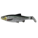 Guma Savage Gear LB Roach Paddle Tail - Green Silver