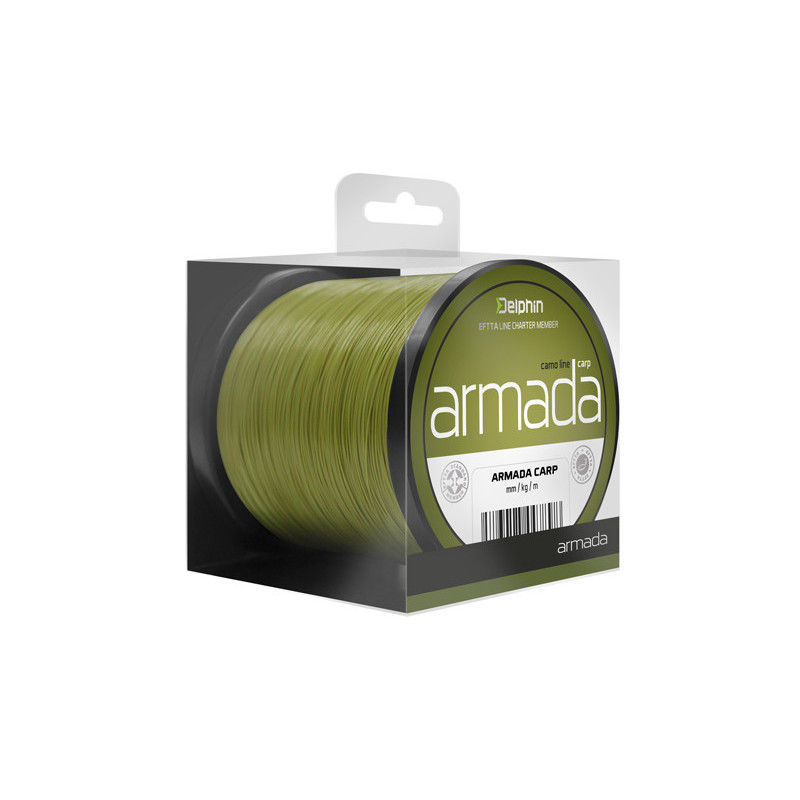 Żyłka Delphin ARMADA Carp 600m 0,25mm zielona