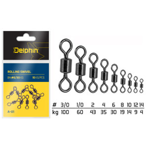 Krętlik walcowy Delphin -...