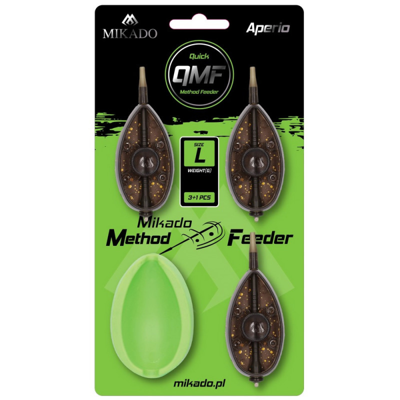 Koszyk Mikado Quick Method Feeder Aperio L 3x 20g z foremką