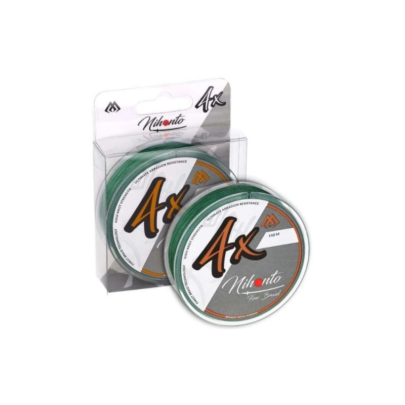 Plecionka Mikado Nihonto Fine Braid 150m - zielona - 0,08
