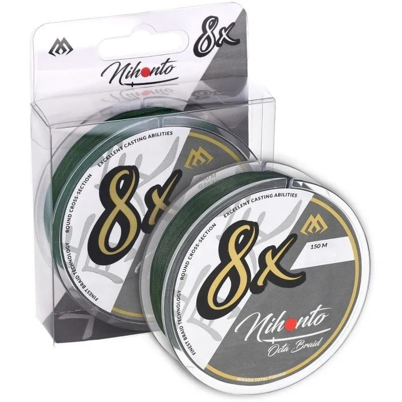 Plecionka Mikado Nihonto Octa Braid 8x 300m - zielona - 0,23