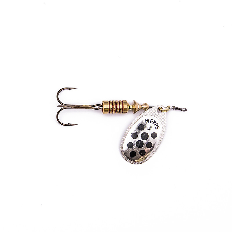 Aglia Decorees Srebrna Czarne Kropki